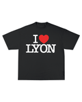 T-shirt I Love Lyon - Noir