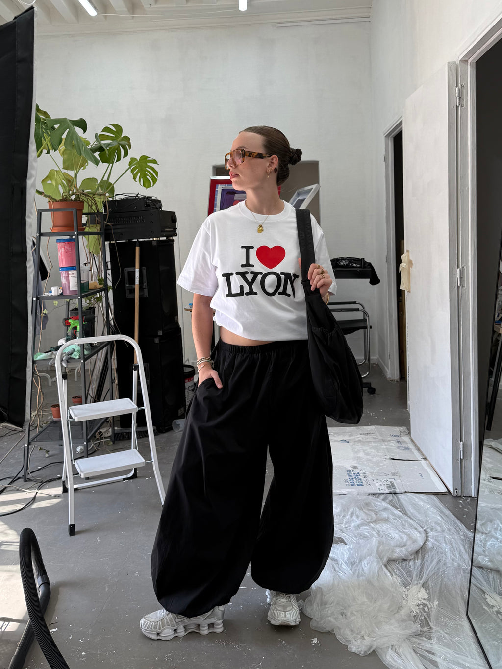 T-shirt I Love Lyon - Blanc