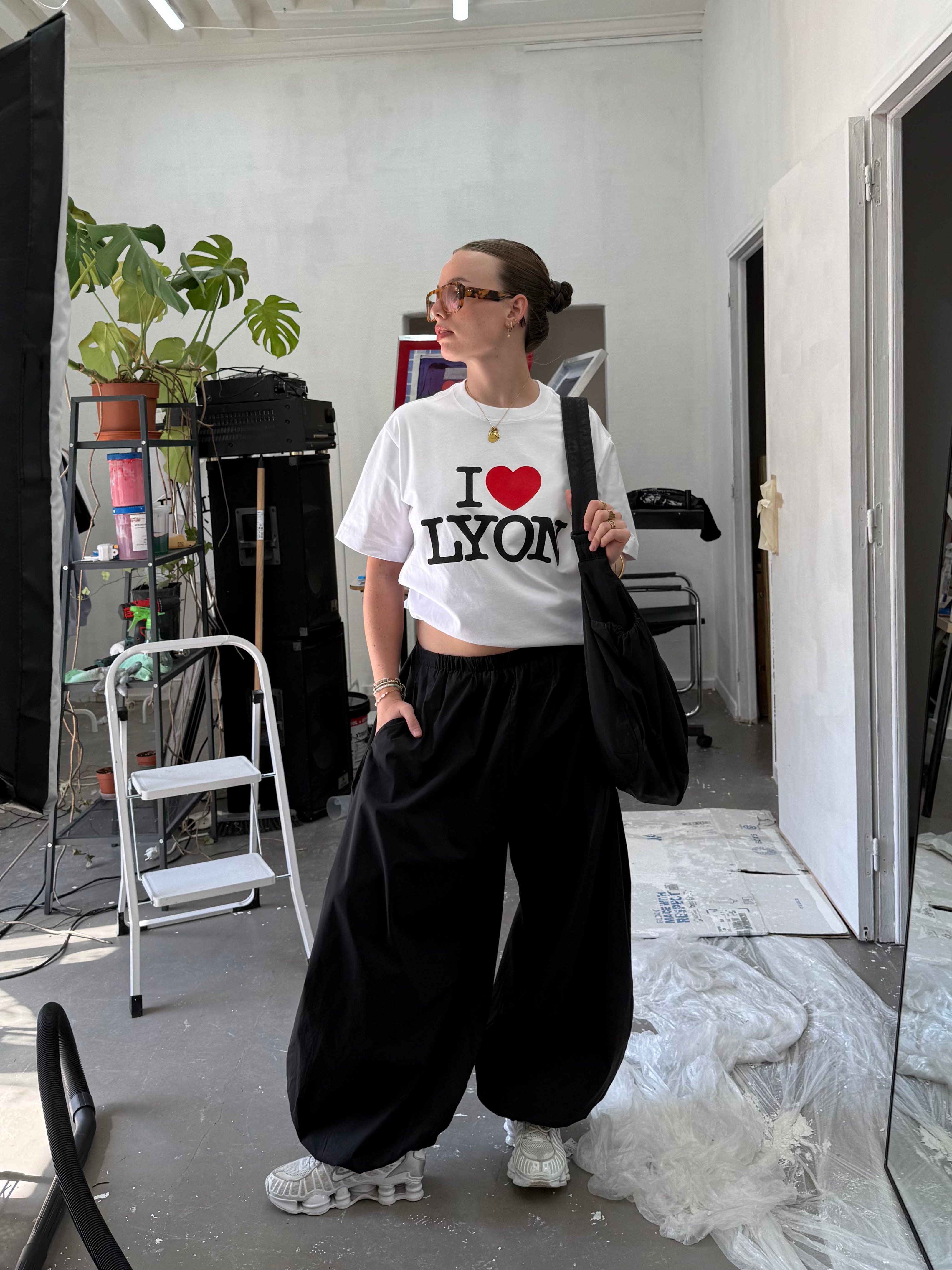 T-shirt I Love Lyon - Blanc