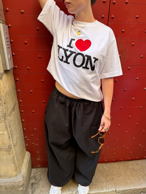 T-shirt I Love Lyon - Blanc